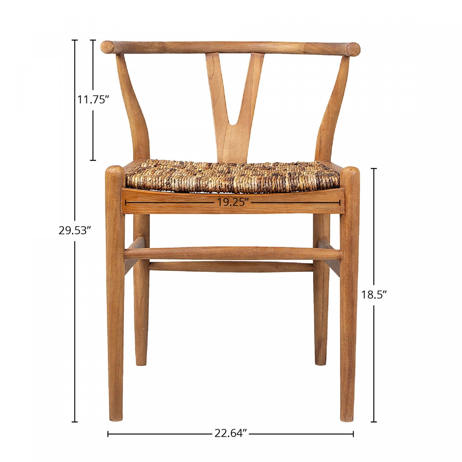 Bayan Caterpillar Twin Chair - Natural