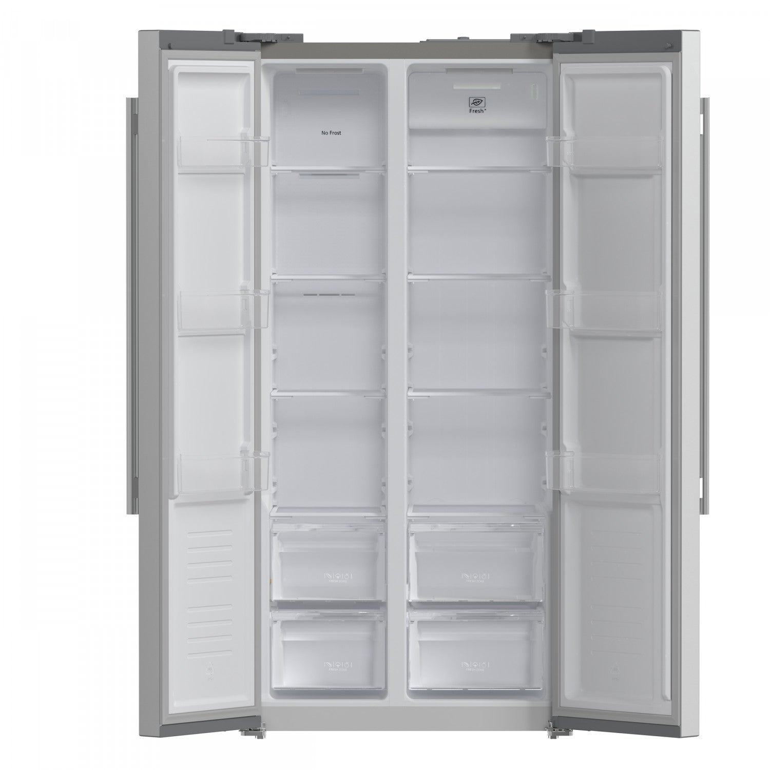 Forno Salerno 33" 15.6 Cu.Ft. Stainless Steel Freestanding Side-by-Side Refrigerator - FFRBI1805-33SB