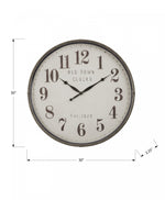 Evoke Clock - Brown