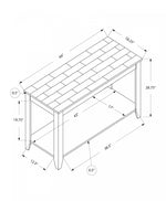 Tamer Sofa Table - Dark Brown