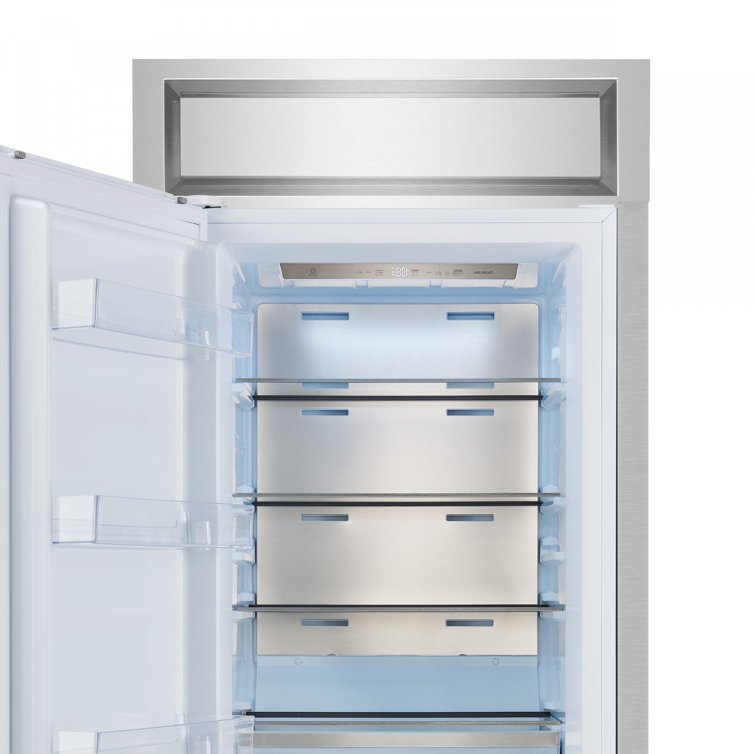 Forno Maderno 28" White Built-In Convertible Refrigerator/Freezer with Left Swing Door (13.6 Cu. Ft.) - FFFFD1722-32LMG-WHT