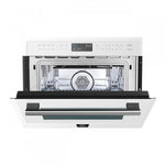 Forno Oliena White 24" Built-In Microwave Convection Oven (1.6 Cu. Ft.) - FMWDR3093-24WHT