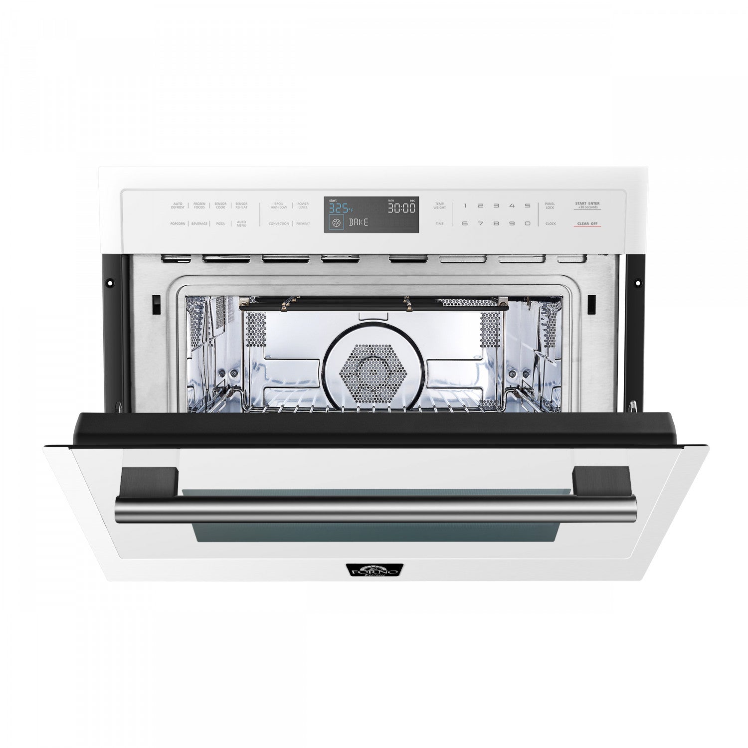 Forno Oliena White 24" Built-In Microwave Convection Oven (1.6 Cu. Ft.) - FMWDR3093-24WHT