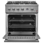 Forno Marco 30" Stainless Steel Freestanding Gas Range (4.32 Cu. Ft.) - FFSGS6277-30