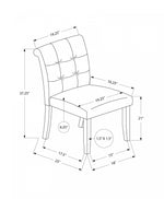 Edwin Dining Chair - Grey - Set Of Two