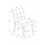 Edwin Dining Chair - Grey - Set Of Two