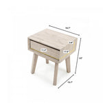Abenra 1 Drawer Night Table - Light Driftwood