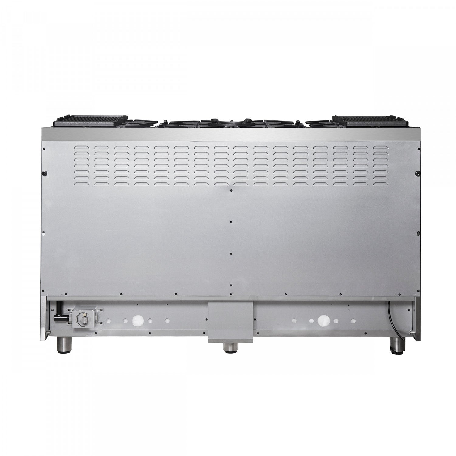 Forno Massimo 60" Stainless Steel Freestanding Double Oven Gas Range with Air Fry (8.64 Cu. Ft.) - FFSGS6239-60