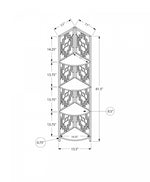 Tindra Bookcase - White