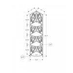 Tindra Bookcase - White