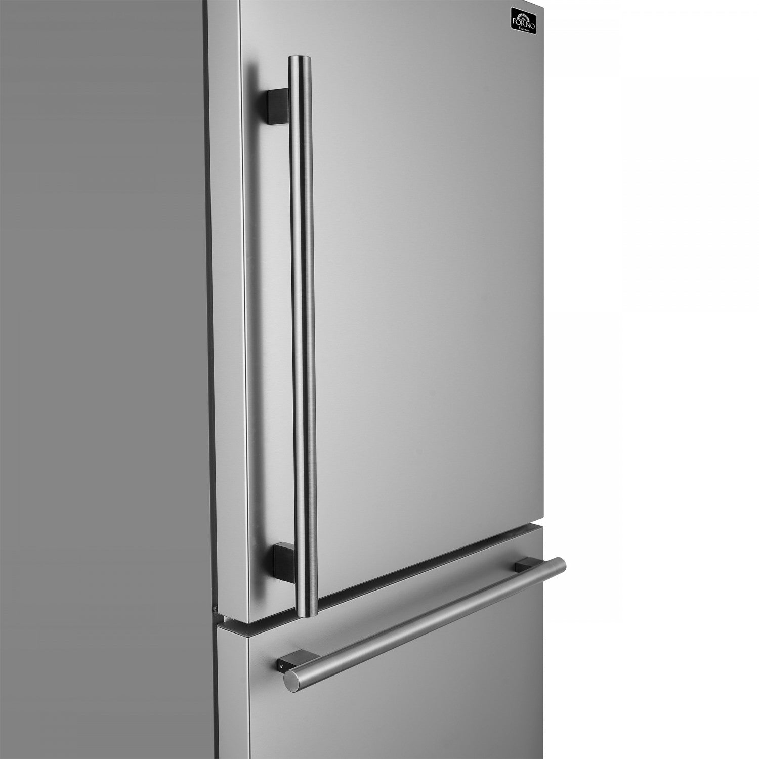 Forno Milano 31" 17.2 Cu.Ft. Stainless Steel Bottom Freezer Refrigerator with Right Swing Door - FFFFD1785-31S