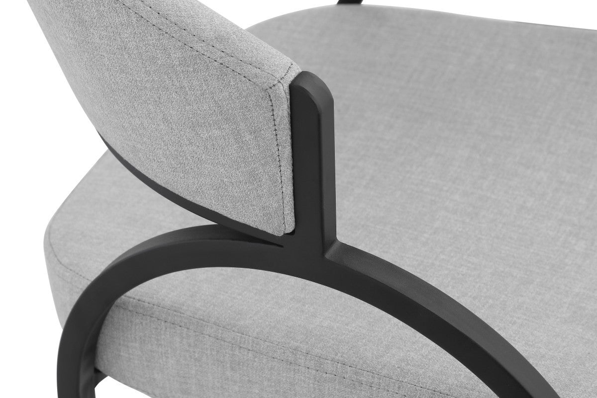 Sena Dining Chair - Grey/Black - Set of Two