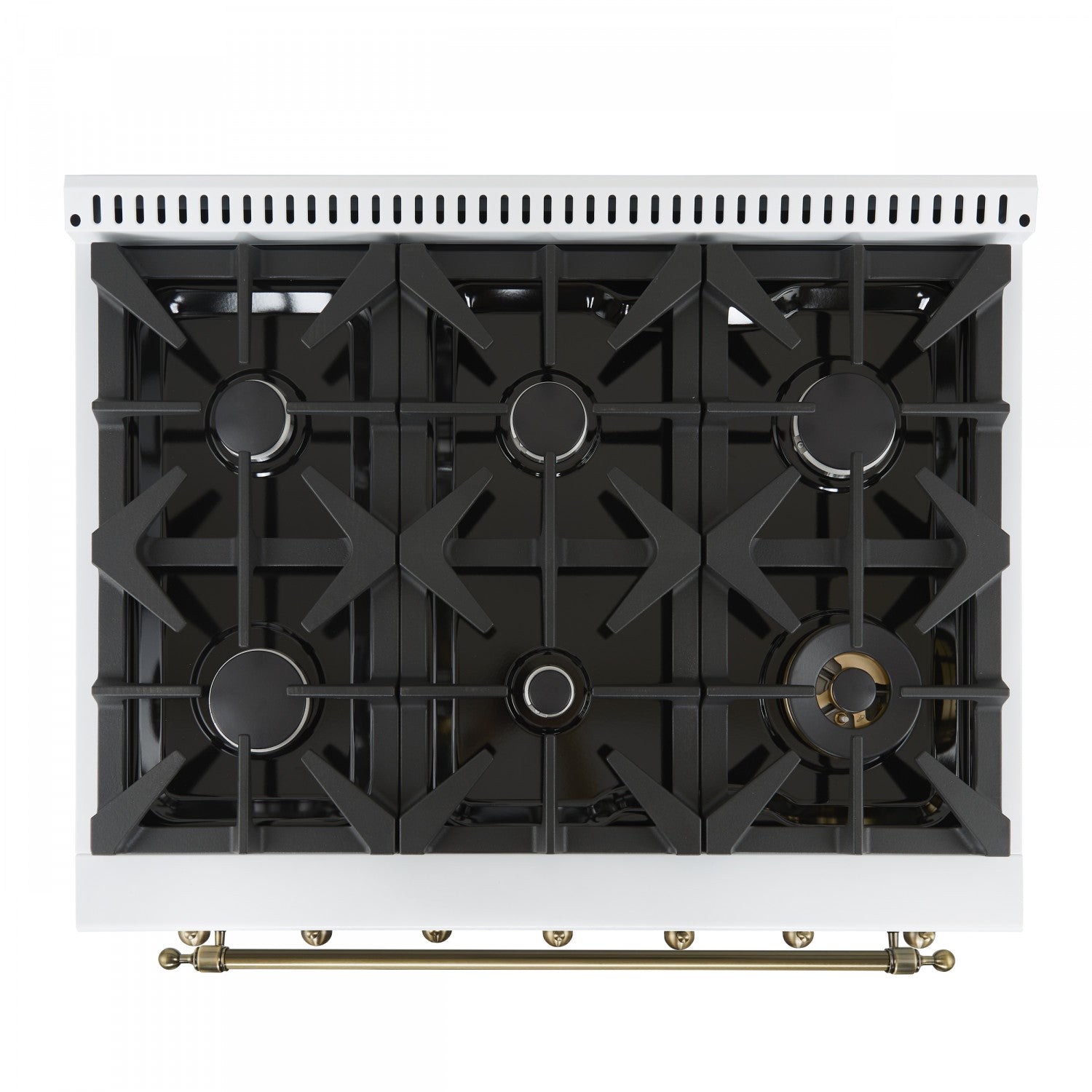 Forno Antico 36" White Dual Fuel Range (4.5 Cu. Ft.) - FFSGS6113-36WHT