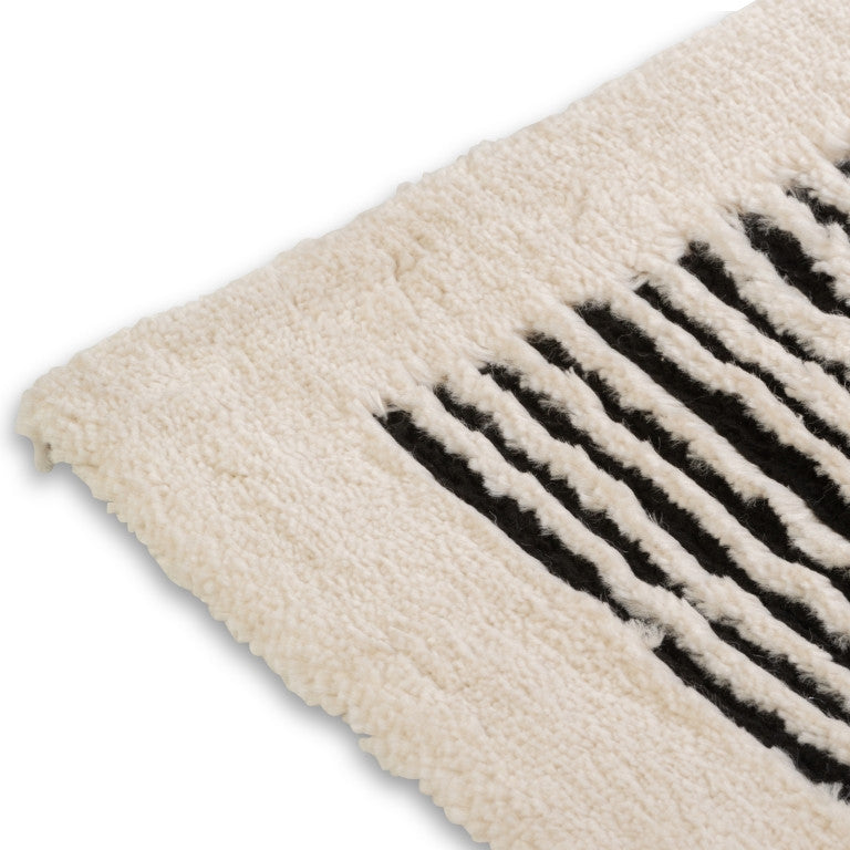 Sherpa Shapes Rug - 5' x 7' - White