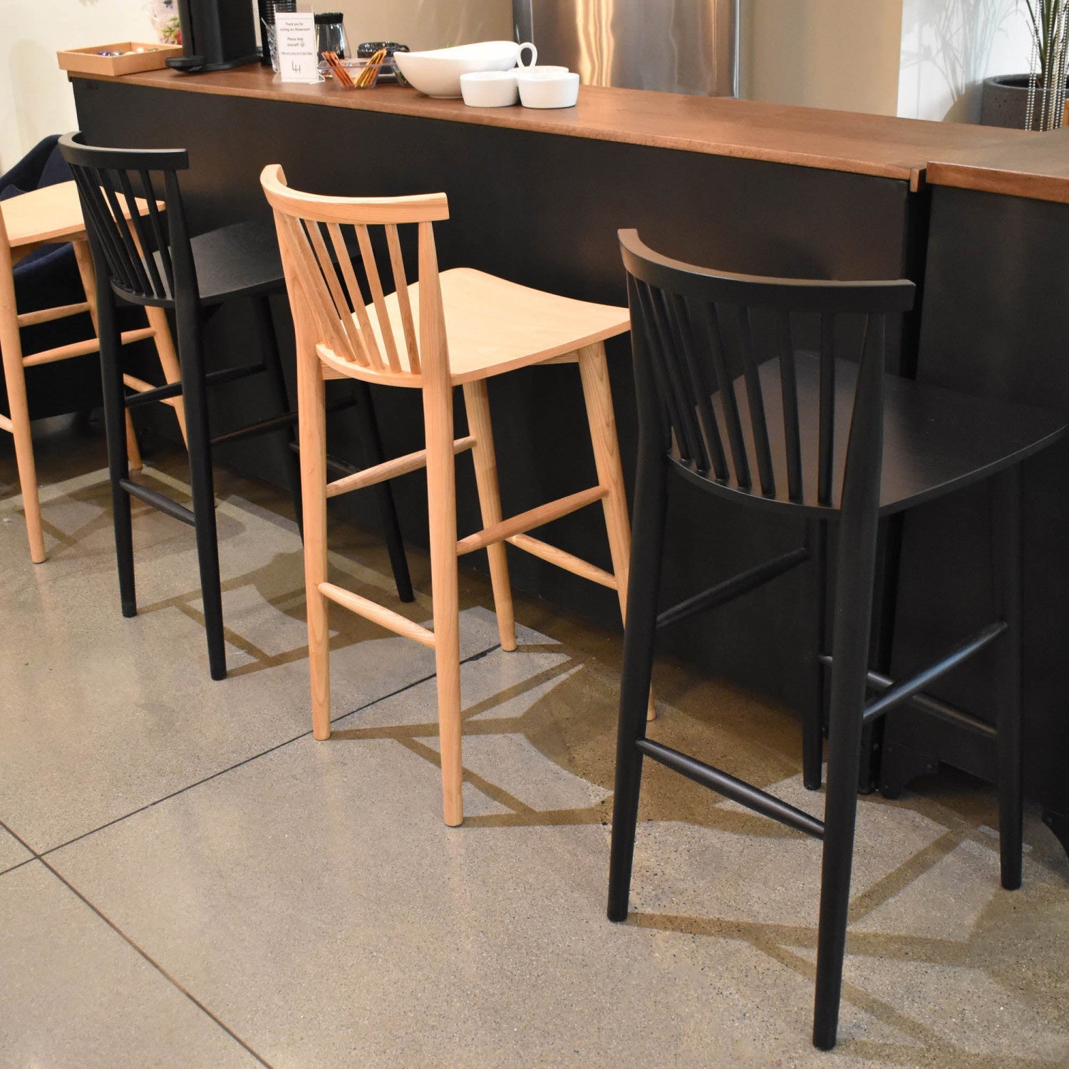 Dorsen Counter Stool - Black