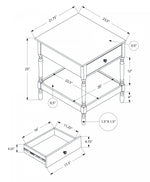 Kira Side Table - Walnut