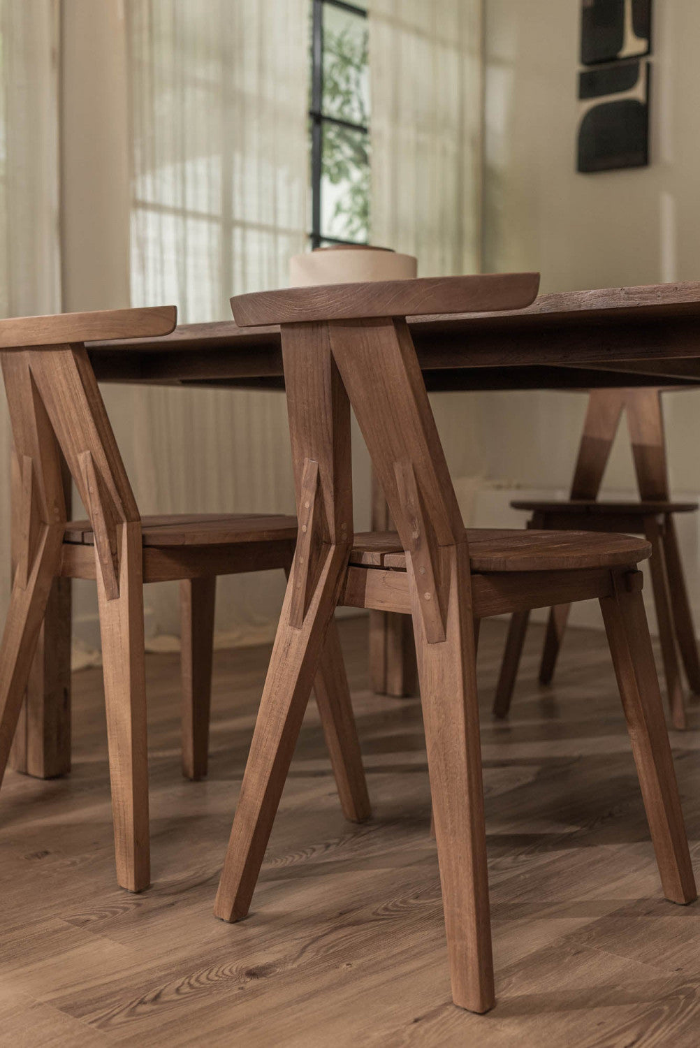 Bayan Artisan Buffalo Dining Chair - Brown