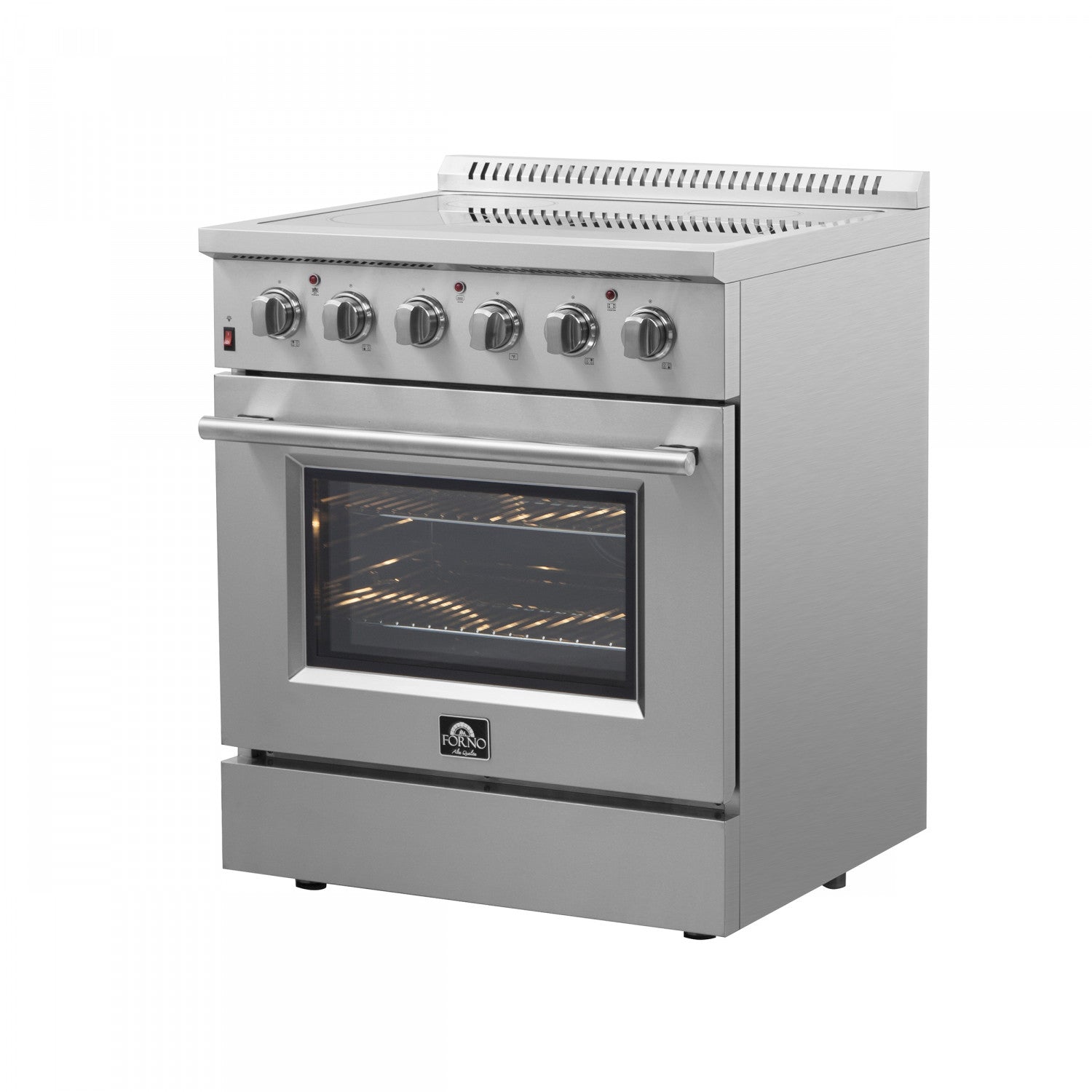 Forno Galiano 30" Stainless Steel Freestanding Electric Range with True Convection and Air Fry (4.32 Cu. Ft.) - FFSEL6083-30