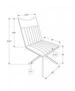 Fulton Dining Chair - Black/Chrome - Set Of Two