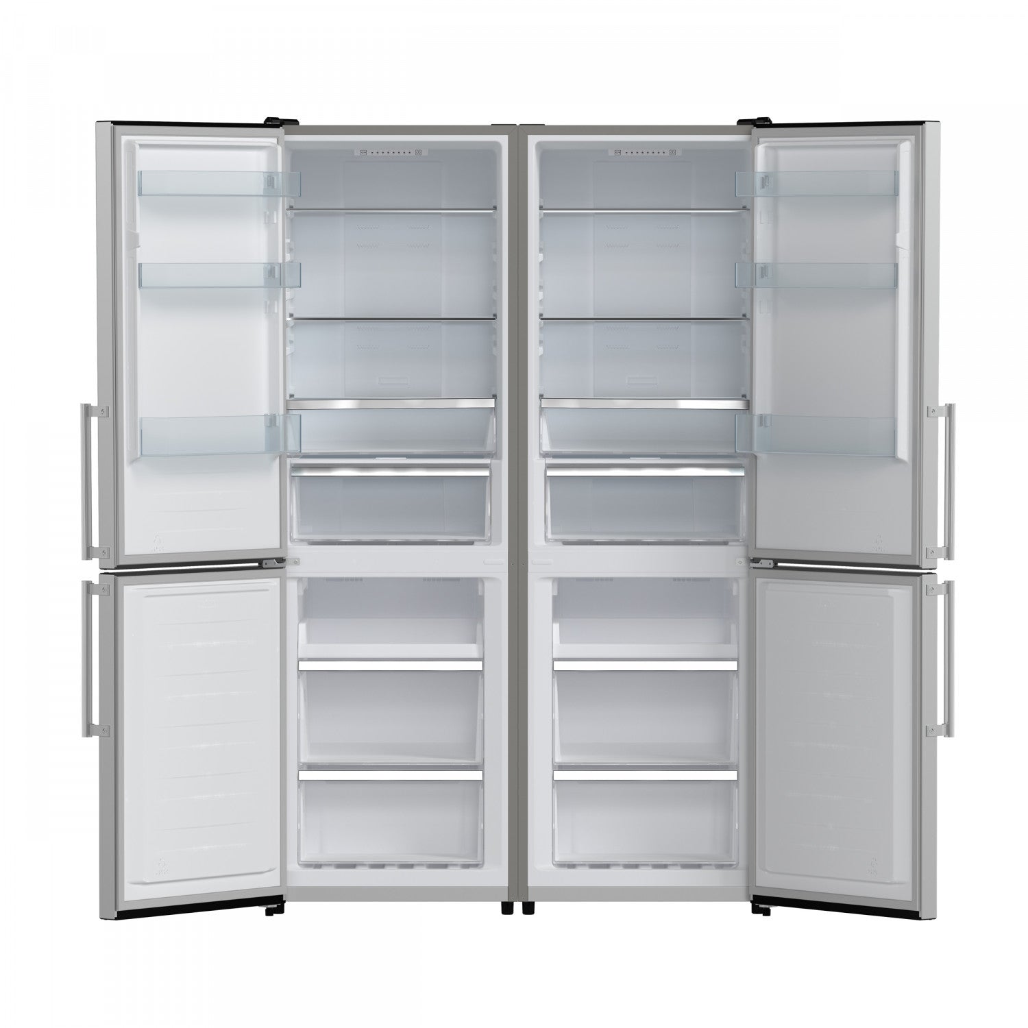 Forno Guardia 46.8" Stainless Steel 4 Door Refrigerator (21.6 Cu. Ft.) - FFFFD1778-48