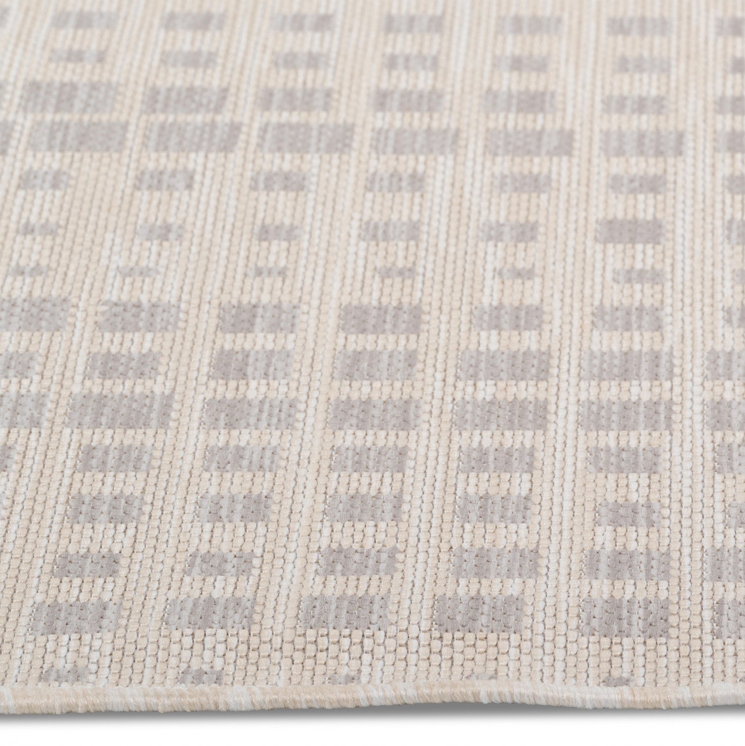 Cabana Boxes Indoor/Outdoor Rug - 8' x 10' - Grey