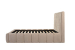Lotus Queen Bed - Beige