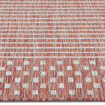 Cabana Casual Indoor/Outdoor Rug - 5' x 7' - Red