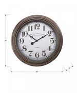 Allure Clock - Brown