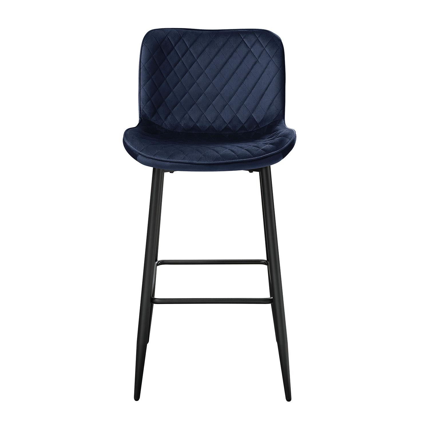 Nya Bar Stool - Blue - Set of Two