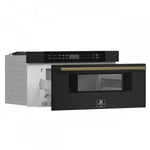 Forno Capoliveri Black 30" Built-In Microwave Drawer (1.2 Cu. Ft.) - FMWDR3000-30BLK