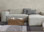 Functional Contemporary Area Rug - 5' X 8' - Grey