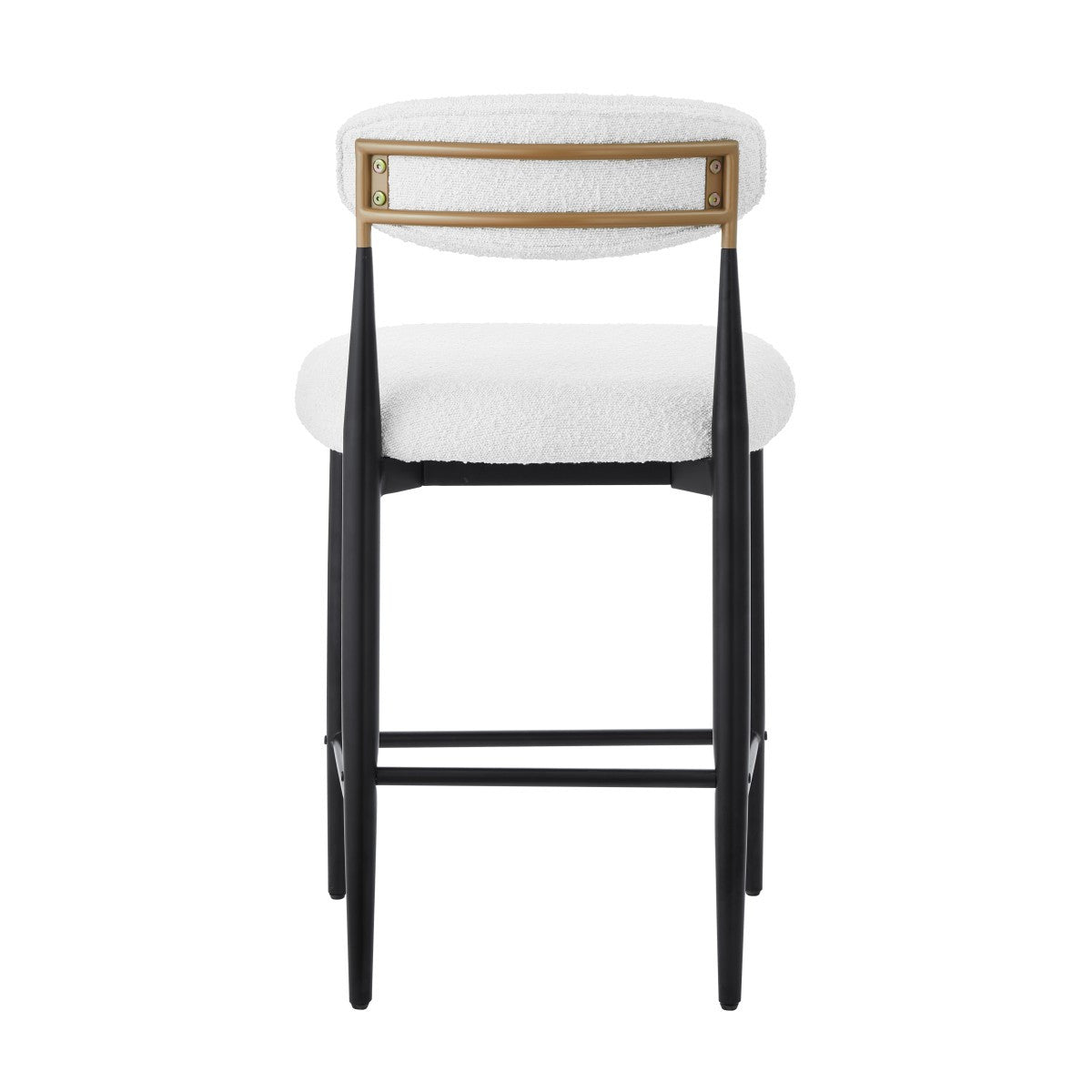 Kodi Counter Stool - White/Black - Set of Two