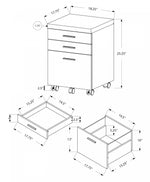 Solvi Filing Cabinet - White