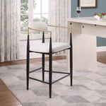 Callum Counter Stool - Beige - Set of Two