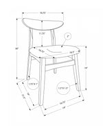 Valencia Dining Chair - Walnut - Set Of Two