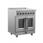 Forno Massimo Stainless Steel Freestanding Electric Range with Air Fryer (4.32 Cu. Ft.) - FFSEL6955-30