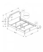 Vivian Queen Bed - Beige