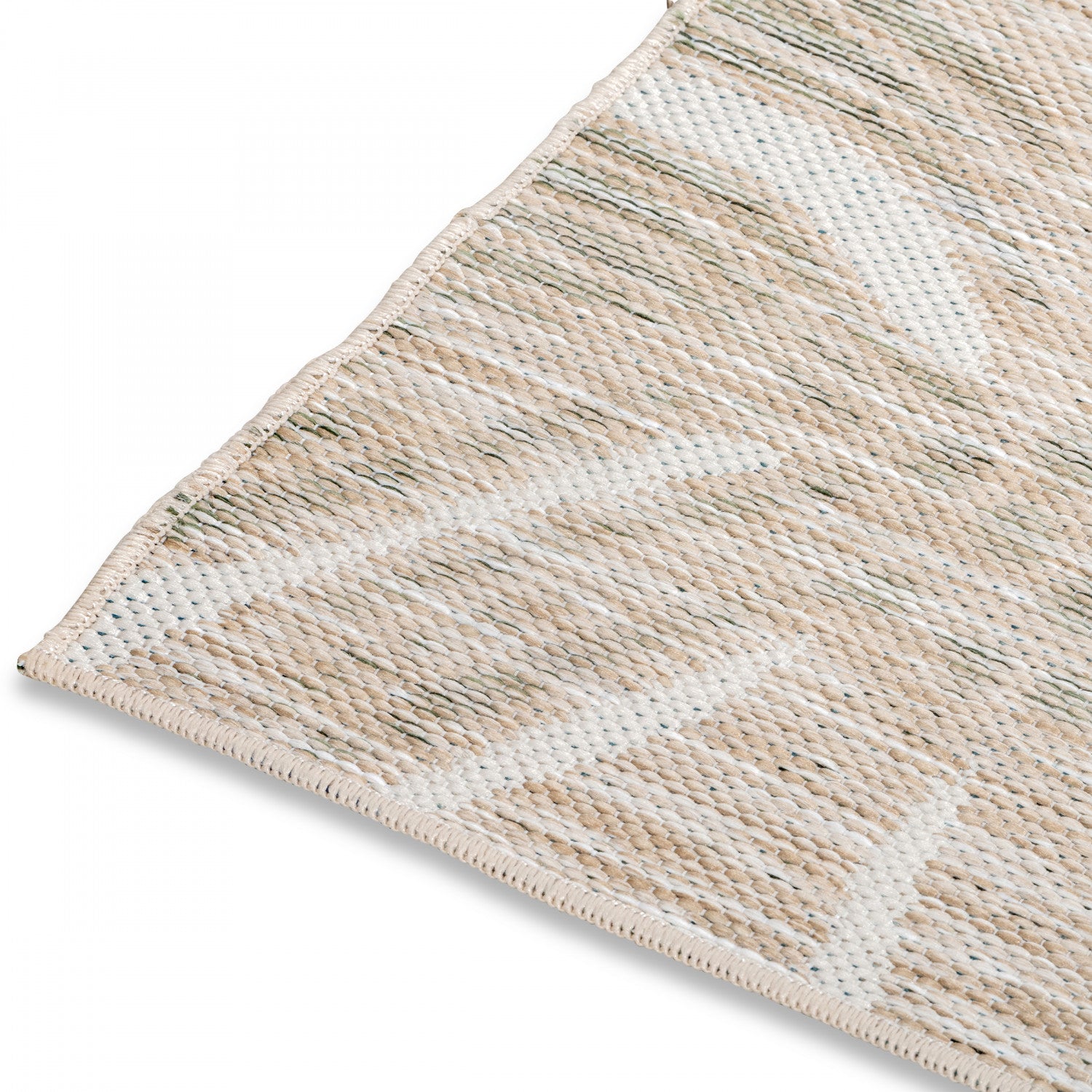Marbella Floral Outdoor Rug - 8' x 10' - Green