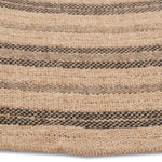 Avanos Circles Indoor/Outdoor Rug - 6ft Round - Beige/Black