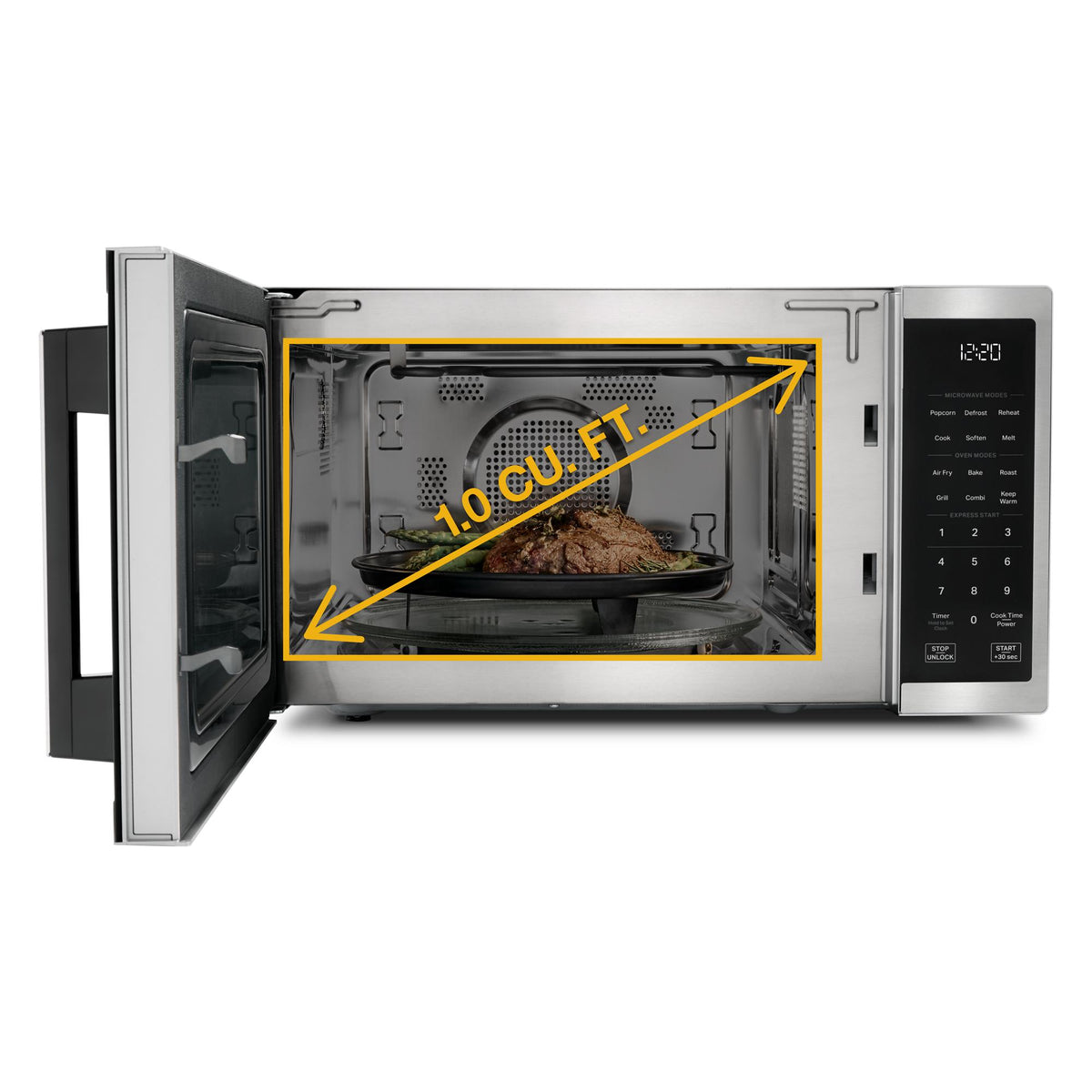 Whirlpool Black Countertop Microwave (1 cu. ft.) - WMCS5522RB