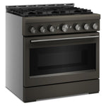 KitchenAid Black Ore Slide-In Gas Range (5 cu. ft.) - KFGS936SBE