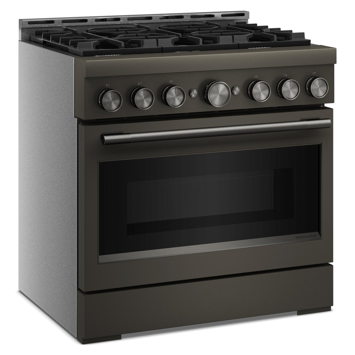 KitchenAid Black Ore Slide-In Gas Range (5 cu. ft.) - KFGS936SBE