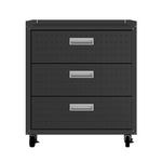 Maximus 31.5" Mobile Garage Chest with Drawers - Charcoal Grey