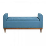 Elayne Ottoman Bench - Blue