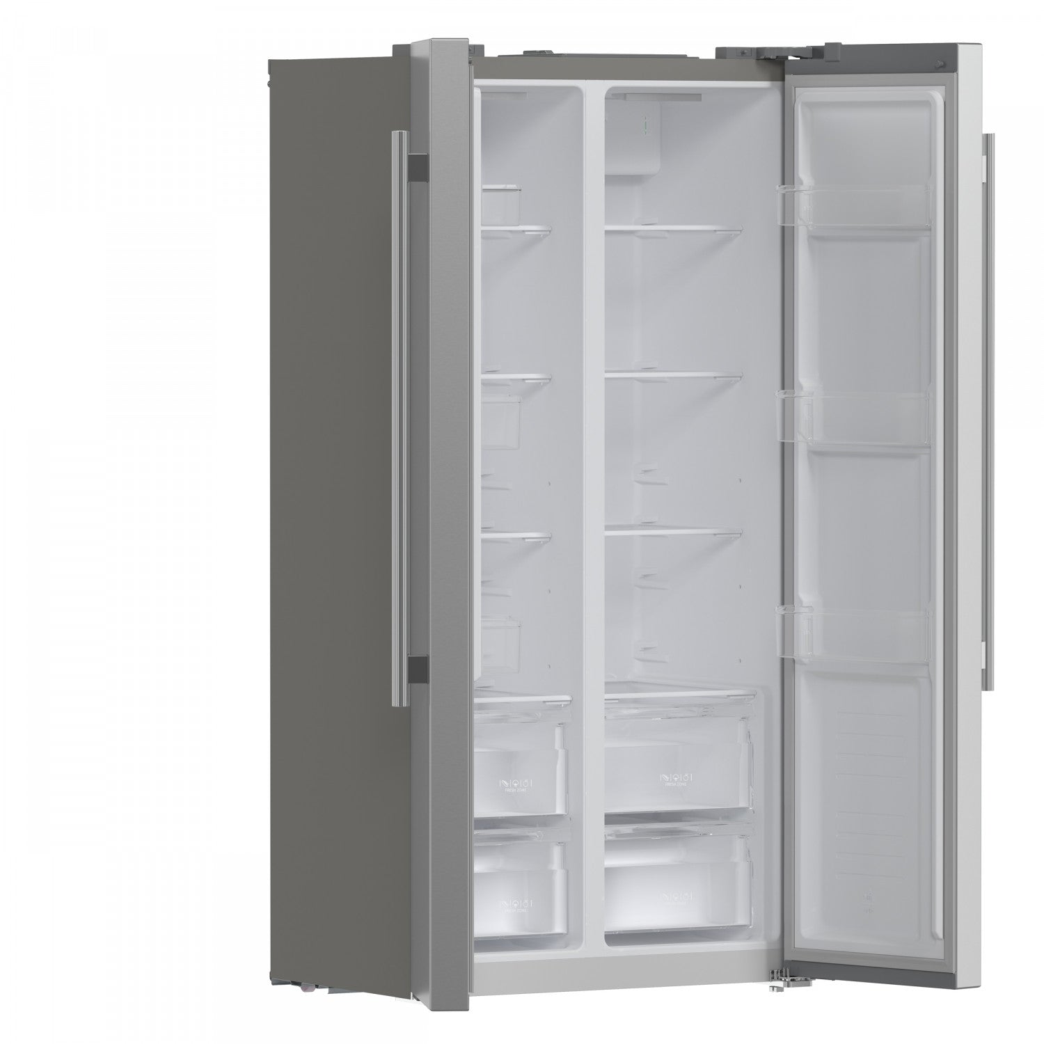 Forno Salerno 33" 15.6 Cu.Ft. Stainless Steel Freestanding Side-by-Side Refrigerator - FFRBI1805-33SB