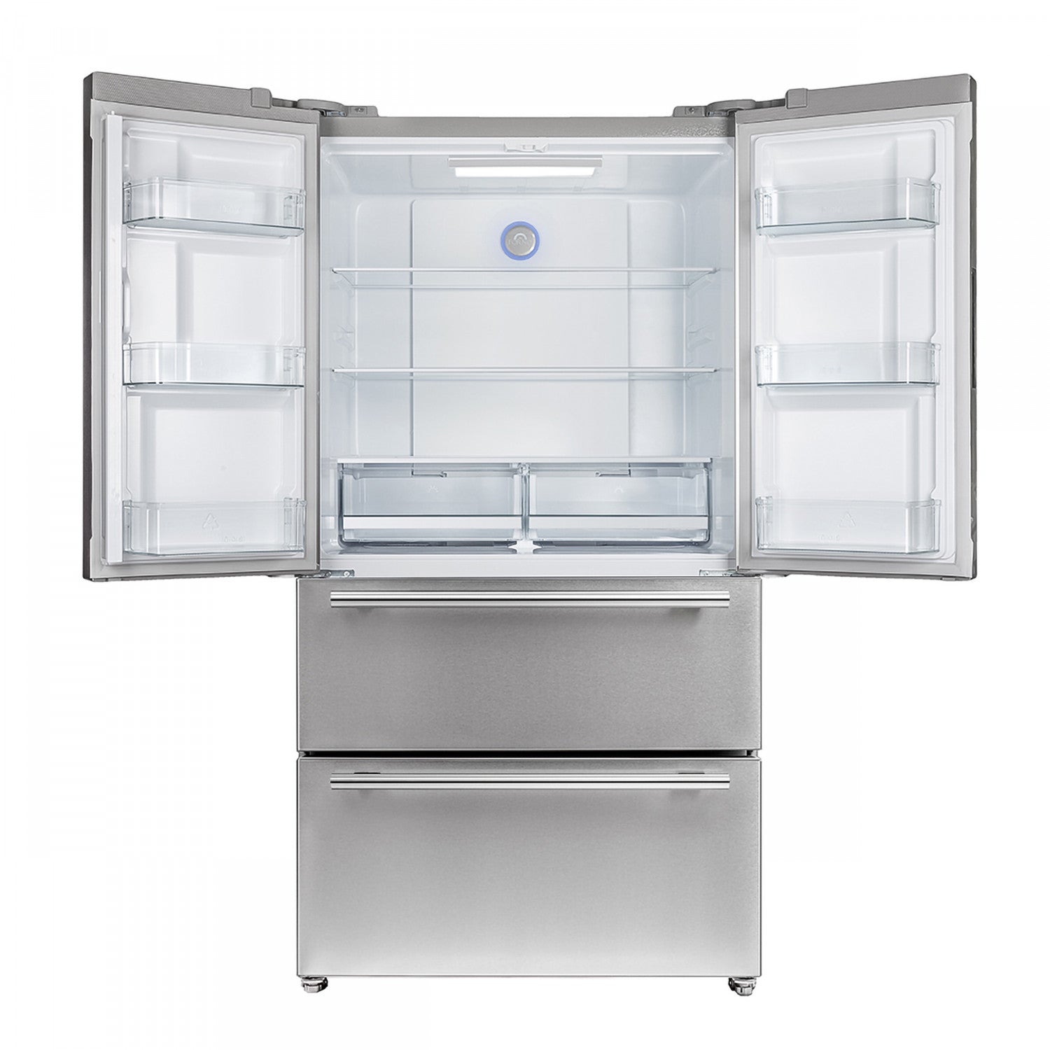 Forno Moena 36" 19.2 Cu.Ft. Stainless Steel Counter-Depth French Door Refrigerator with Ice Maker - FFRBI1820-36SB