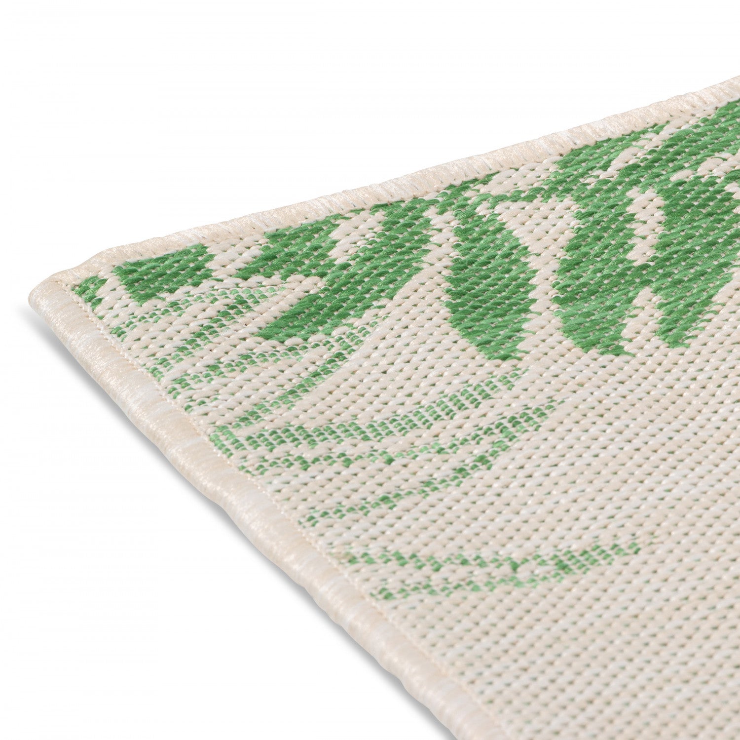 Cabana Palm Leaves Indoor/Outdoor Rug - 6' x 9' - Green