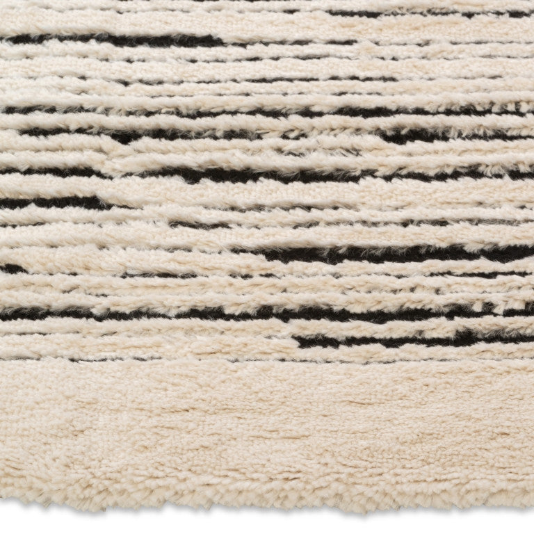 Sherpa Stripes Rug - 6' x 9' - White