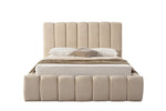 Lotus Queen Bed - Beige