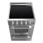 Forno Loiano 24" Stainless Steel Freestanding Electric Range (2.3 Cu. Ft.) - FFSEL6099-24